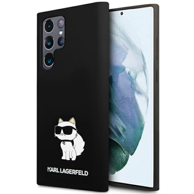 Чехол Karl Lagerfeld Silicone Choupette для Samsung Galaxy S24 Ultra (S928) Black (KLHCS24LSNCHBCK)