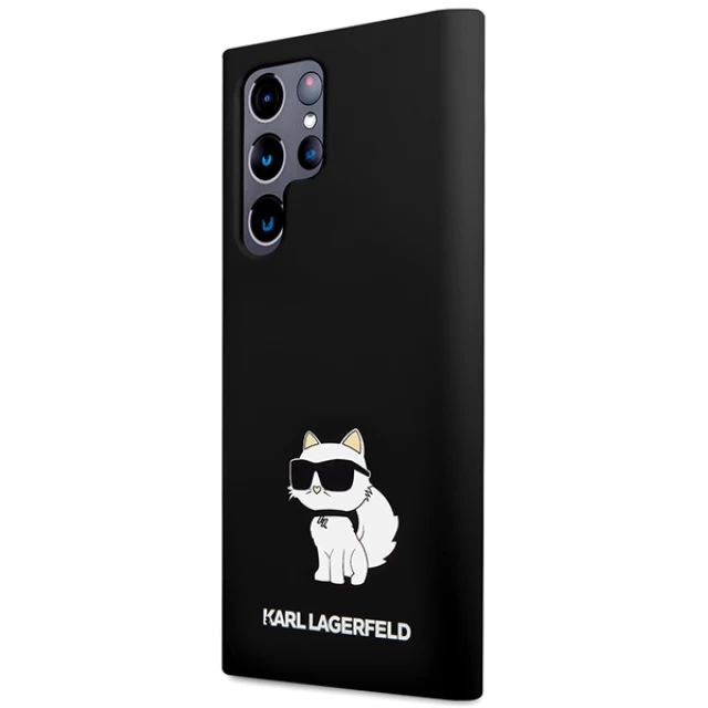 Чехол Karl Lagerfeld Silicone Choupette для Samsung Galaxy S24 Ultra (S928) Black (KLHCS24LSNCHBCK)