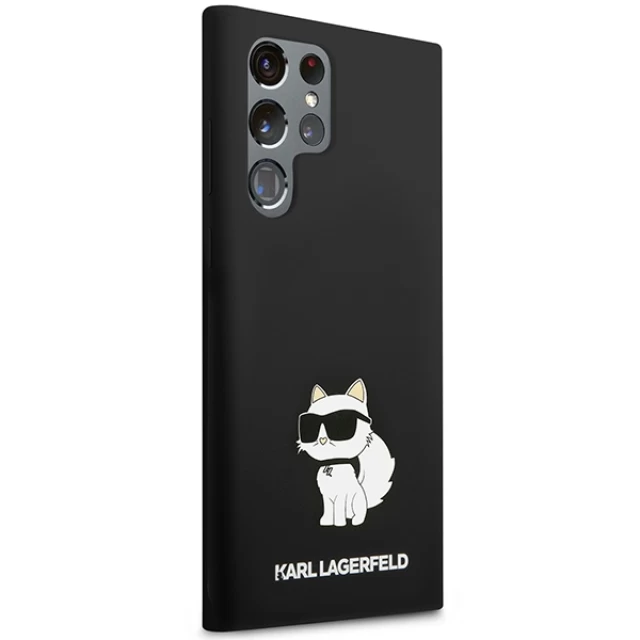 Чохол Karl Lagerfeld Silicone Choupette для Samsung Galaxy S24 Ultra (S928) Black (KLHCS24LSNCHBCK)