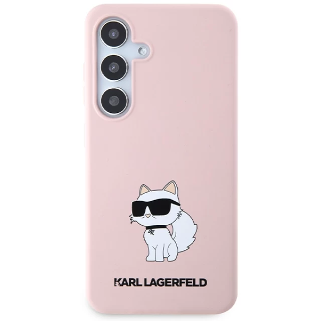 Чехол Karl Lagerfeld Silicone Choupette для Samsung Galaxy S24 (S921) Pink (KLHCS24SSNCHBCP)