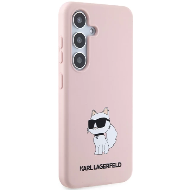 Чохол Karl Lagerfeld Silicone Choupette для Samsung Galaxy S24 Plus (S926) Pink (KLHCS24MSNCHBCP)