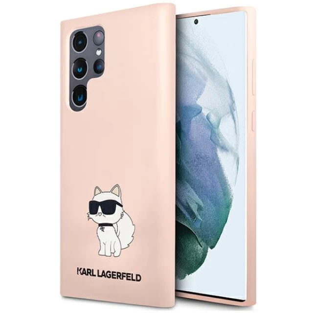 Чехол Karl Lagerfeld Silicone Choupette для Samsung Galaxy S24 Ultra (S928) Pink (KLHCS24LSNCHBCP)