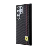 Чехол Ferrari Carbon Printed Line для Samsung Galaxy S24 Ultra (S928) Black (FEHCS24LN3DUR)