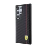 Чохол Ferrari Carbon Printed Line для Samsung Galaxy S24 Ultra (S928) Black (FEHCS24LN3DUR)