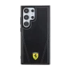 Чохол Ferrari Hot Stamp V Lines для Samsung Galaxy S24 Ultra (S928) Black with MagSafe (FEHMS24LP3BAK)