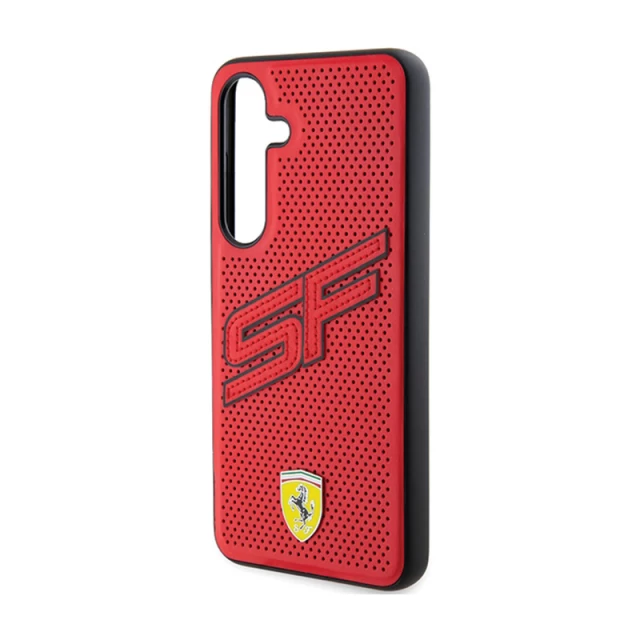 Чохол Ferrari Big SF Perforated для Samsung Galaxy S24 (S921) Red (FEHCS24SPINR)