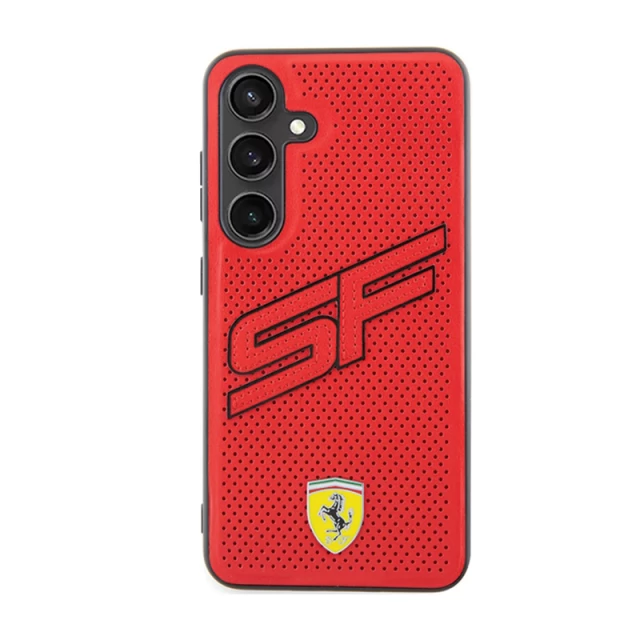 Чехол Ferrari Big SF Perforated для Samsung Galaxy S24 Plus (S926) Red (FEHCS24MPINR)