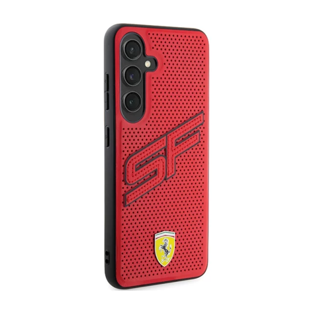 Чехол Ferrari Big SF Perforated для Samsung Galaxy S24 Plus (S926) Red (FEHCS24MPINR)
