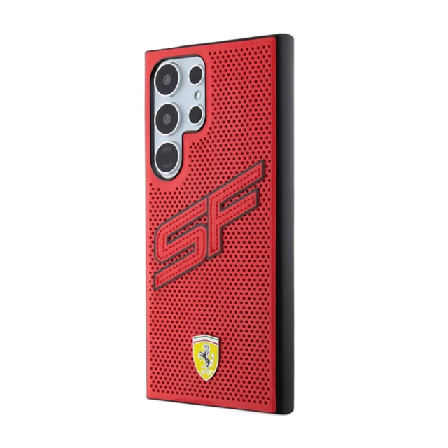 Чехол Ferrari Big SF Perforated для Samsung Galaxy S24 Ultra (S928) Red (FEHCS24LPINR)