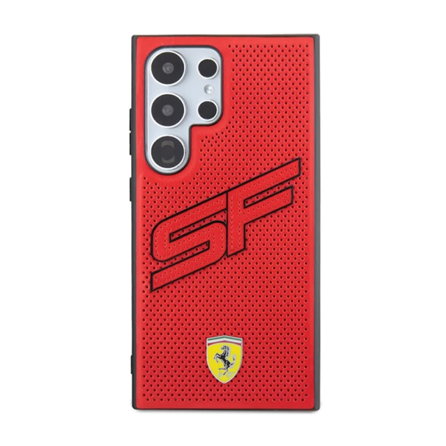 Чохол Ferrari Big SF Perforated для Samsung Galaxy S24 Ultra (S928) Red (FEHCS24LPINR)