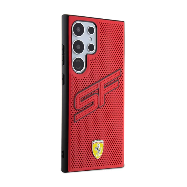 Чехол Ferrari Big SF Perforated для Samsung Galaxy S24 Ultra (S928) Red (FEHCS24LPINR)
