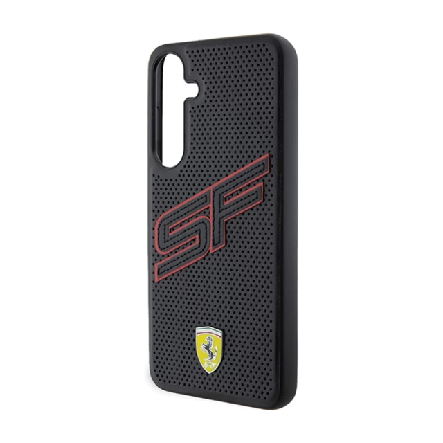 Чехол Ferrari Big SF Perforated для Samsung Galaxy S24 (S921) Black (FEHCS24SPINK)