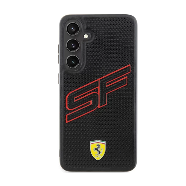 Чохол Ferrari Big SF Perforated для Samsung Galaxy S24 Plus (S926) Black (FEHCS24MPINK)