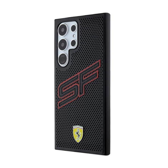 Чехол Ferrari Big SF Perforated для Samsung Galaxy S24 Ultra (S928) Black (FEHCS24LPINK)