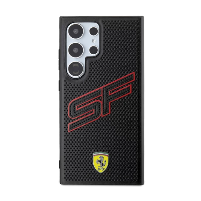 Чехол Ferrari Big SF Perforated для Samsung Galaxy S24 Ultra (S928) Black (FEHCS24LPINK)