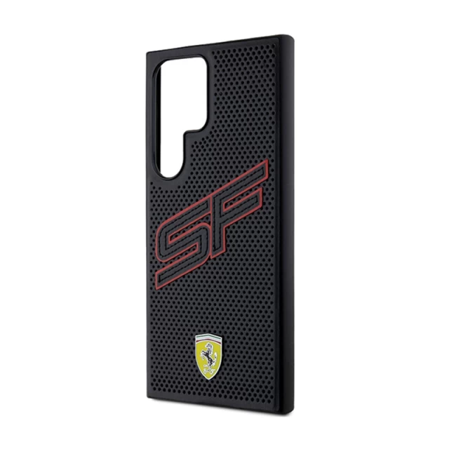 Чохол Ferrari Big SF Perforated для Samsung Galaxy S24 Ultra (S928) Black (FEHCS24LPINK)