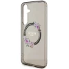 Чохол Guess IML Flowers Wreath для Samsung Galaxy S24 Plus (S926) Black with MagSafe (GUHMS24MHFWFCK)