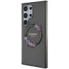 Чохол Guess IML Flowers Wreath для Samsung Galaxy S24 Ultra (S928) Black with MagSafe (GUHMS24LHFWFCK)