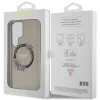 Чехол Guess IML Flowers Wreath для Samsung Galaxy S24 Ultra (S928) Black with MagSafe (GUHMS24LHFWFCK)