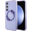 Чехол Guess IML Flowers Wreath для Samsung Galaxy S24 Plus (S926) Purple with MagSafe (GUHMS24MHFWFCU)