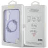 Чохол Guess IML Flowers Wreath для Samsung Galaxy S24 Plus (S926) Purple with MagSafe (GUHMS24MHFWFCU)