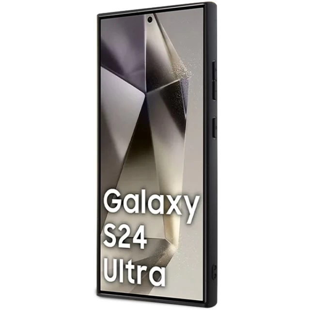 Чохол Guess 4G Triangle для Samsung Galaxy S24 Ultra (S928) Black (GUHCS24LPG4GPK)
