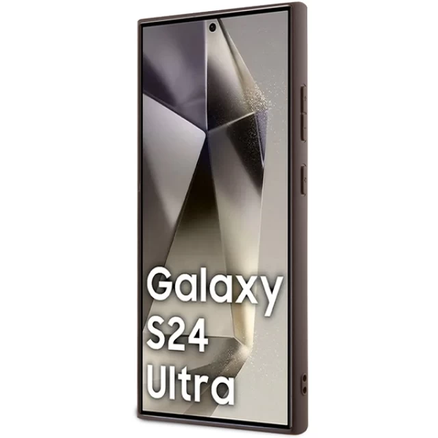 Чохол Guess 4G Triangle для Samsung Galaxy S24 Ultra (S928) White (GUHCS24LPG4GPH)