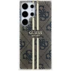 Чохол Guess IML 4G Gold Stripe для Samsung Galaxy S24 Ultra (S928) Brown (GUHCS24LH4PSEGW)