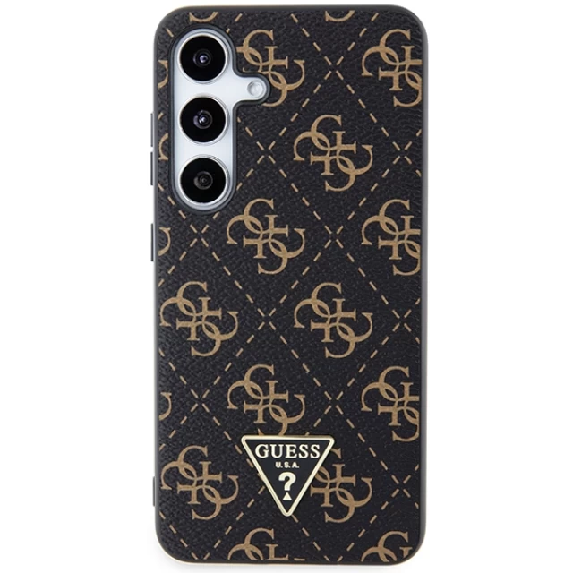 Чехол Guess 4G Triangle для Samsung Galaxy S24 (S921) Black (GUHCS24SPG4GPK)