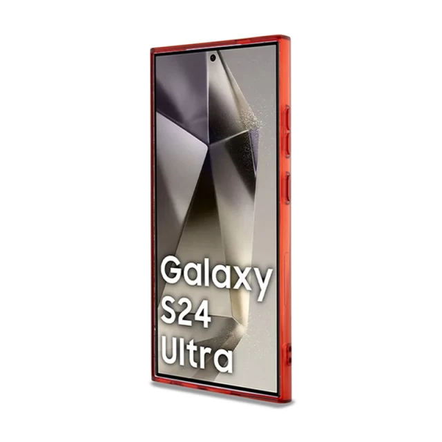Чехол AMG Hardcase Transparent Bicolor для Samsung Galaxy S24 Ultra (S928) Black with MagSafe (AMHMS24L23HBCK)