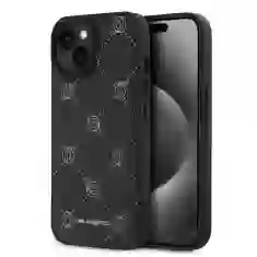 Чохол Karl Lagerfeld Karl Heads для iPhone 15 Plus Black with MagSafe (KLHMP15MPGKHPHK)