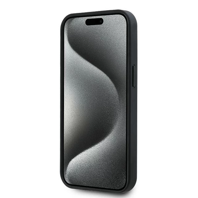 Чохол Karl Lagerfeld Karl Heads для iPhone 15 Plus Black with MagSafe (KLHMP15MPGKHPHK)