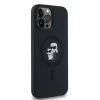 Чохол Karl Lagerfeld Silicone Karl & Choupette для iPhone 13 Pro | 13 Black with MagSafe (KLHMP13LSCMKCRHK)