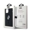 Чохол Karl Lagerfeld Silicone Karl & Choupette для iPhone 13 Pro | 13 Black with MagSafe (KLHMP13LSCMKCRHK)