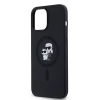 Чехол Karl Lagerfeld Silicone Karl & Choupette для iPhone 13 Pro Max Black with MagSafe (KLHMP13XSCMKCRHK)