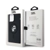 Чохол Karl Lagerfeld Silicone Karl & Choupette для iPhone 14 Pro Black with MagSafe (KLHMP14LSCMKCRHK)