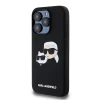 Чохол Karl Lagerfeld Silicone Karl & Choupette Head для iPhone 15 Pro Black with MagSafe (KLHMP15LSKCHPPLK)