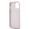 Чохол Karl Lagerfeld Silicone Karl & Choupette Head для iPhone 15 Pink with MagSafe (KLHMP15SSKCHPPLP)