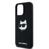 Чохол Karl Lagerfeld Silicone Choupette Head для iPhone 15 Pro Max Black with MagSafe (KLHMP15XSCHPPLK)