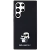 Чохол Karl Lagerfeld Silicone Karl and Choupette Metal Pin для Samsung Galaxy S24 Ultra (S928) Black (KLHCS24LSMHKCNPK)