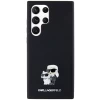 Чехол Karl Lagerfeld Silicone Karl and Choupette Metal Pin для Samsung Galaxy S24 Ultra (S928) Black (KLHCS24LSMHKCNPK)