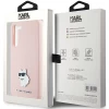 Чохол Karl Lagerfeld Silicone Choupette Metal Pin для Samsung Galaxy S24 Plus (S926) Pink (KLHCS24MSMHCNPP)