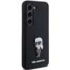 Чохол Karl Lagerfeld Silicone Ikonik Metal Pin для Samsung Galaxy S24 (S921) Black (KLHCS24SSMHKNPK)