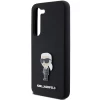 Чохол Karl Lagerfeld Silicone Ikonik Metal Pin для Samsung Galaxy S24 (S921) Black (KLHCS24SSMHKNPK)