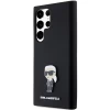 Чехол Karl Lagerfeld Silicone Ikonik Metal Pin для Samsung Galaxy S24 Ultra (S928) Black (KLHCS24LSMHKNPK)