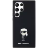 Чехол Karl Lagerfeld Silicone Ikonik Metal Pin для Samsung Galaxy S24 Ultra (S928) Black (KLHCS24LSMHKNPK)