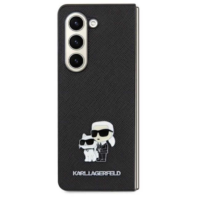 Чехол Karl Lagerfeld Saffiano Karl & Choupette Pin для Samsung Galaxy A35 5G (A356) Black (KLHCSA35SAKCNPK)
