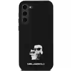Чохол Karl Lagerfeld Silicone Karl and Choupette Metal Pin для Samsung Galaxy A35 5G (A356) Black (KLHCSA35SMHKCNPK)