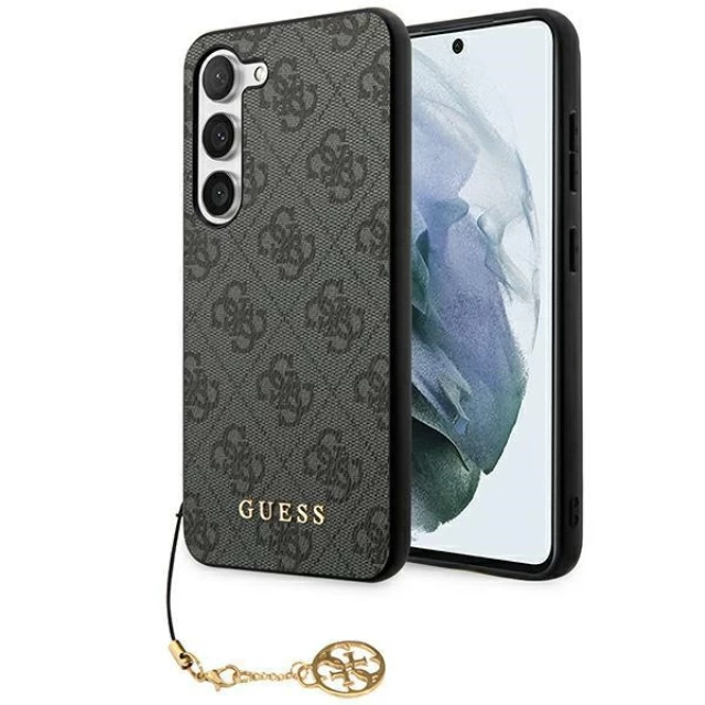 Чехол Guess 4G Charms Collection для Samsung Galaxy A55 5G (A556) Black (GUHCSA55GF4GGR)