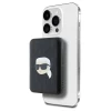 Портативное зарядное устройство Karl Lagerfeld Karl Head Pin 5000 mAh 16W Black with MagSafe (KLPB5FPGKSKIHK)